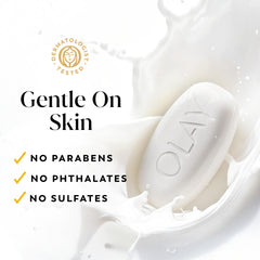 Aroma vainilla crema de la barra Olay durante la ducha