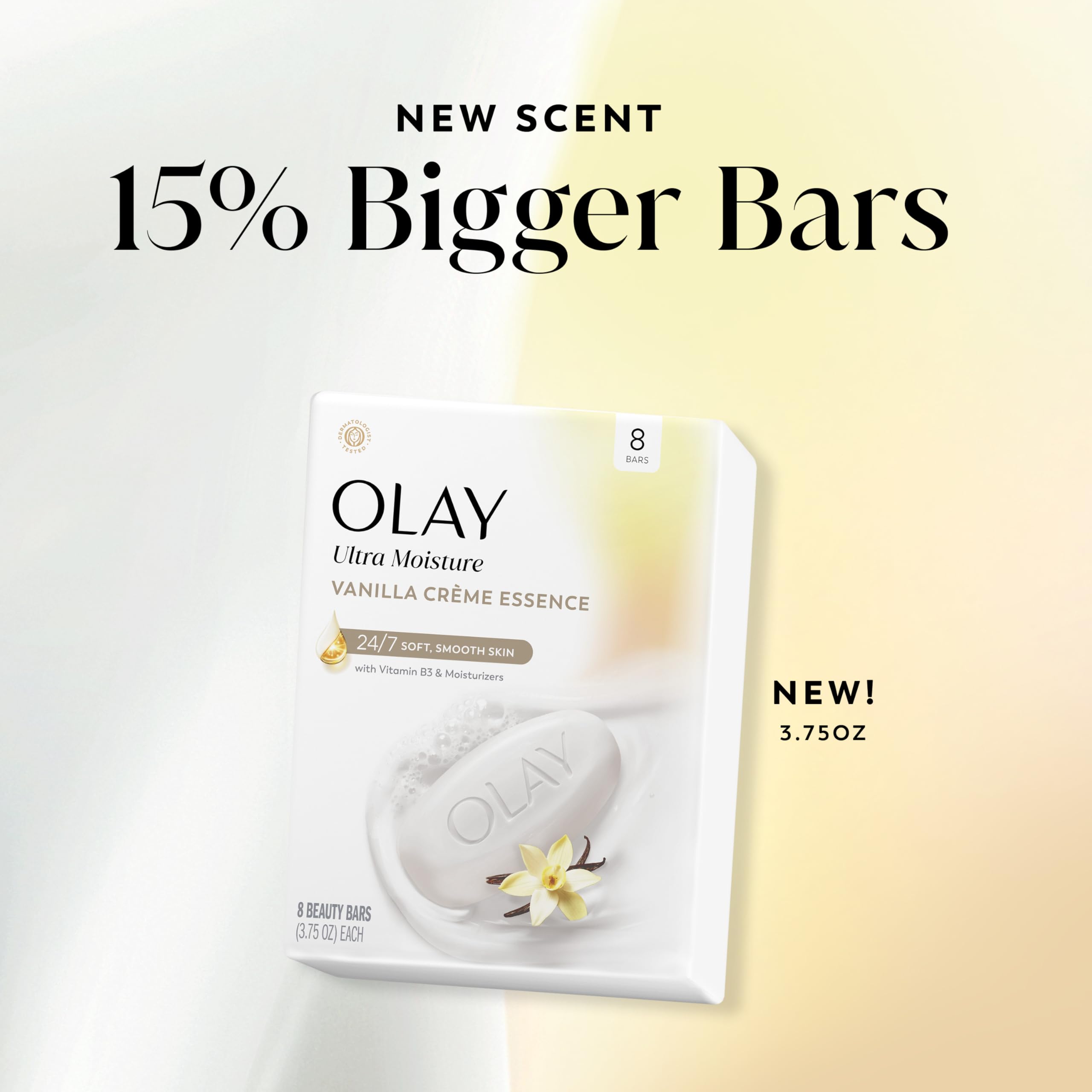 Textura lujosa y cremosa de Olay que deja la piel suave