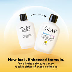 Textura ligera de Olay Complete, hidrata hasta 8 horas sin grasa.