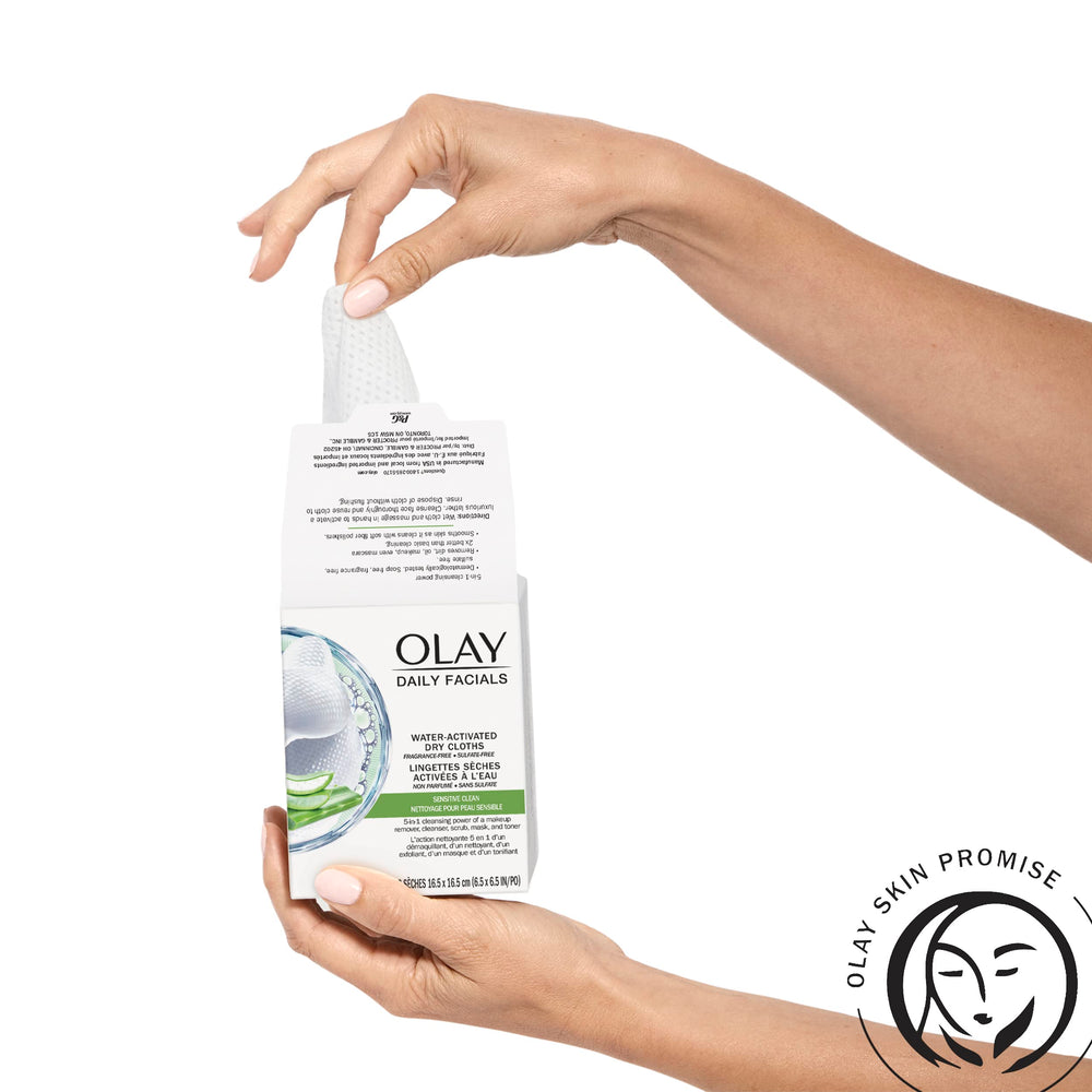 OLAY Daily Gentle Clean: probado por dermatólogos para mayor confianza.