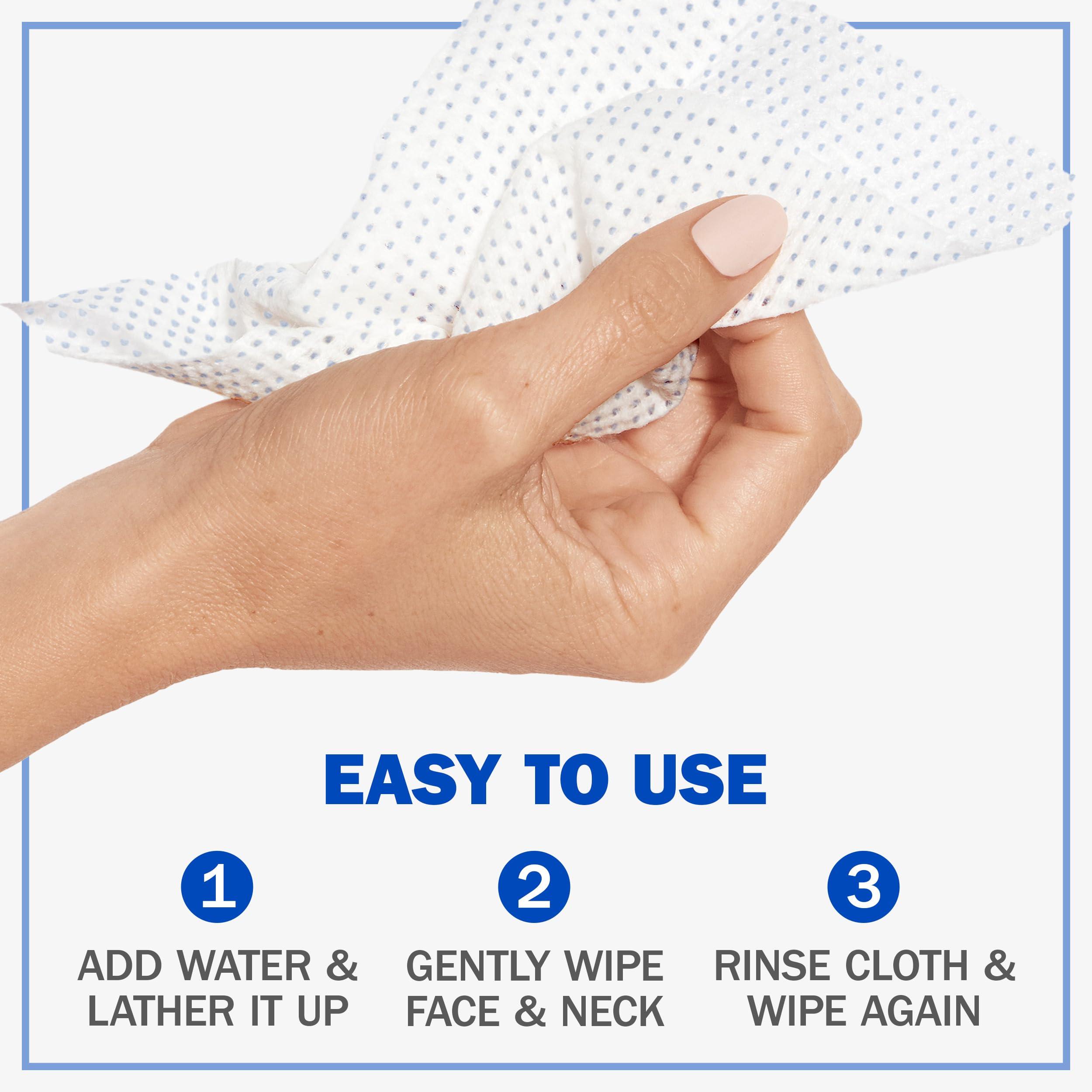 Toallitas desmaquillantes Olay quitando maquillaje de forma suave