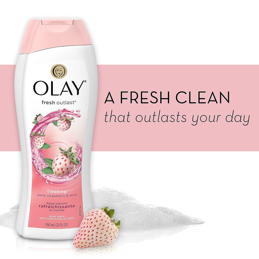 Olay Fresh Outlast, envase de 22 oz para uso diario.