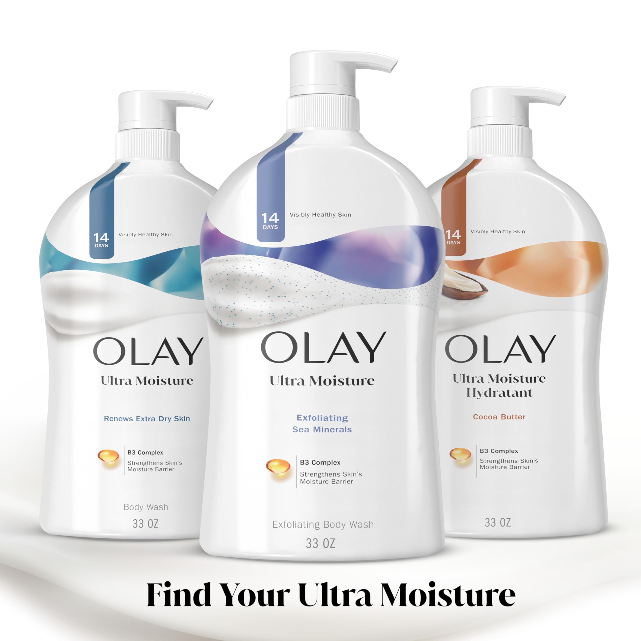 Ingrediente ácido hialuronico en Olay para retener la humedad.