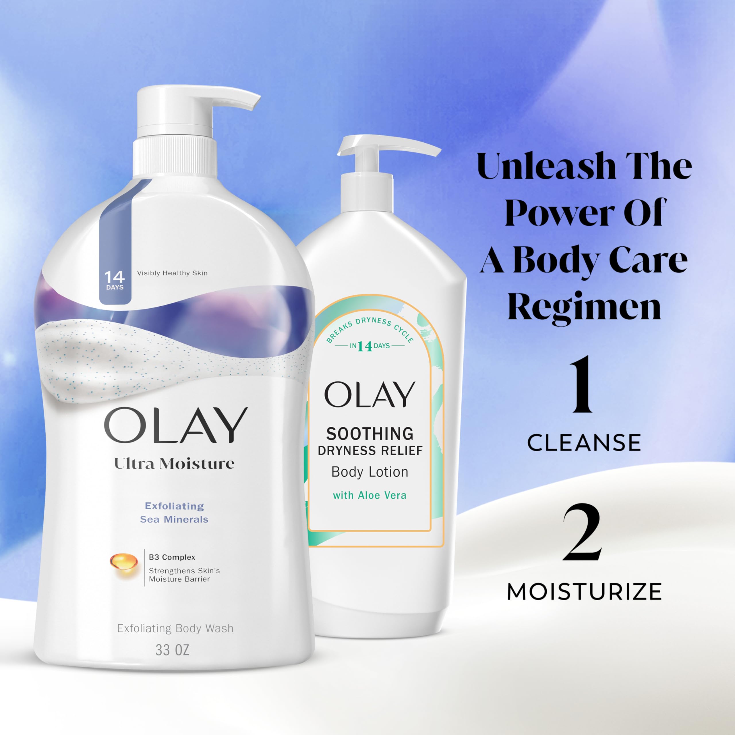 Ingrediente Vitamina B3 en la fórmula de Olay para la piel.