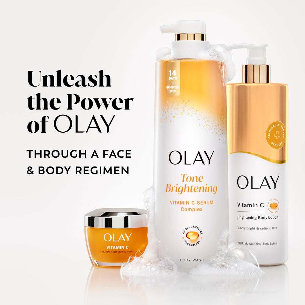 Pack de cuatro geles de ducha Olay de 20 oz cada uno