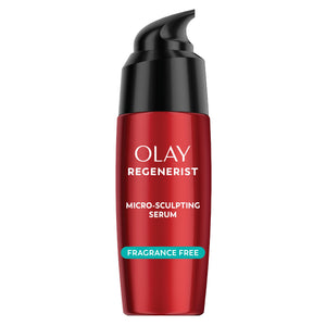 Olay Regenerist: bote elegante para hidratación y firmeza de la piel.