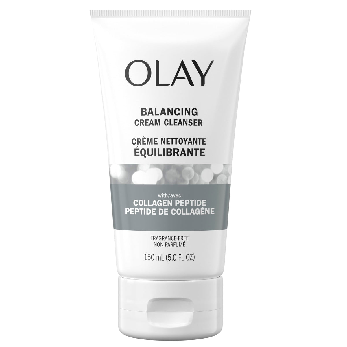 Olay Regenerist Collagen Peptide 24: botella de limpieza facial para uso diario suave.
