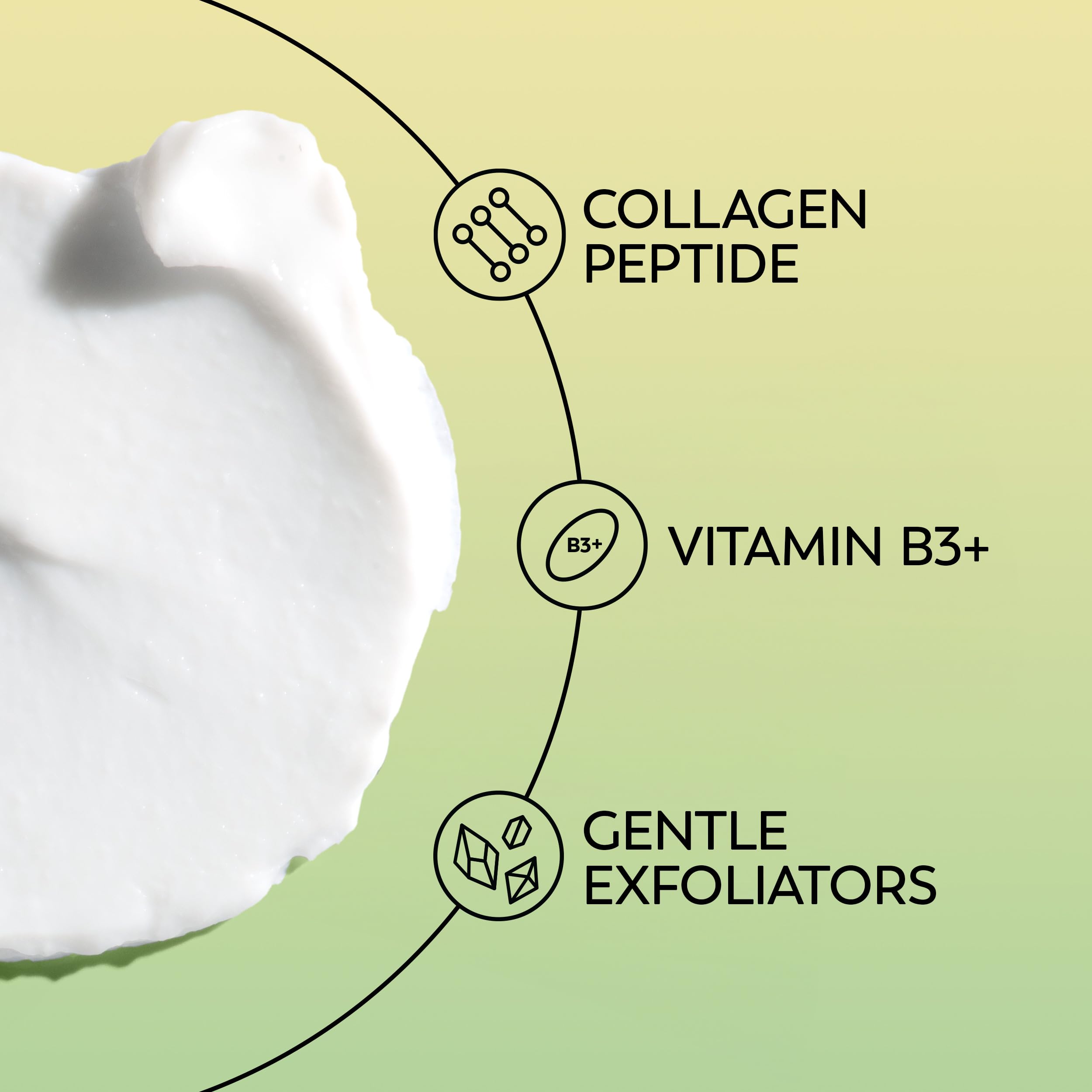 Olay Regenerist Collagen Peptide 24: etiqueta sin fragancia, ideal para piel sensible.