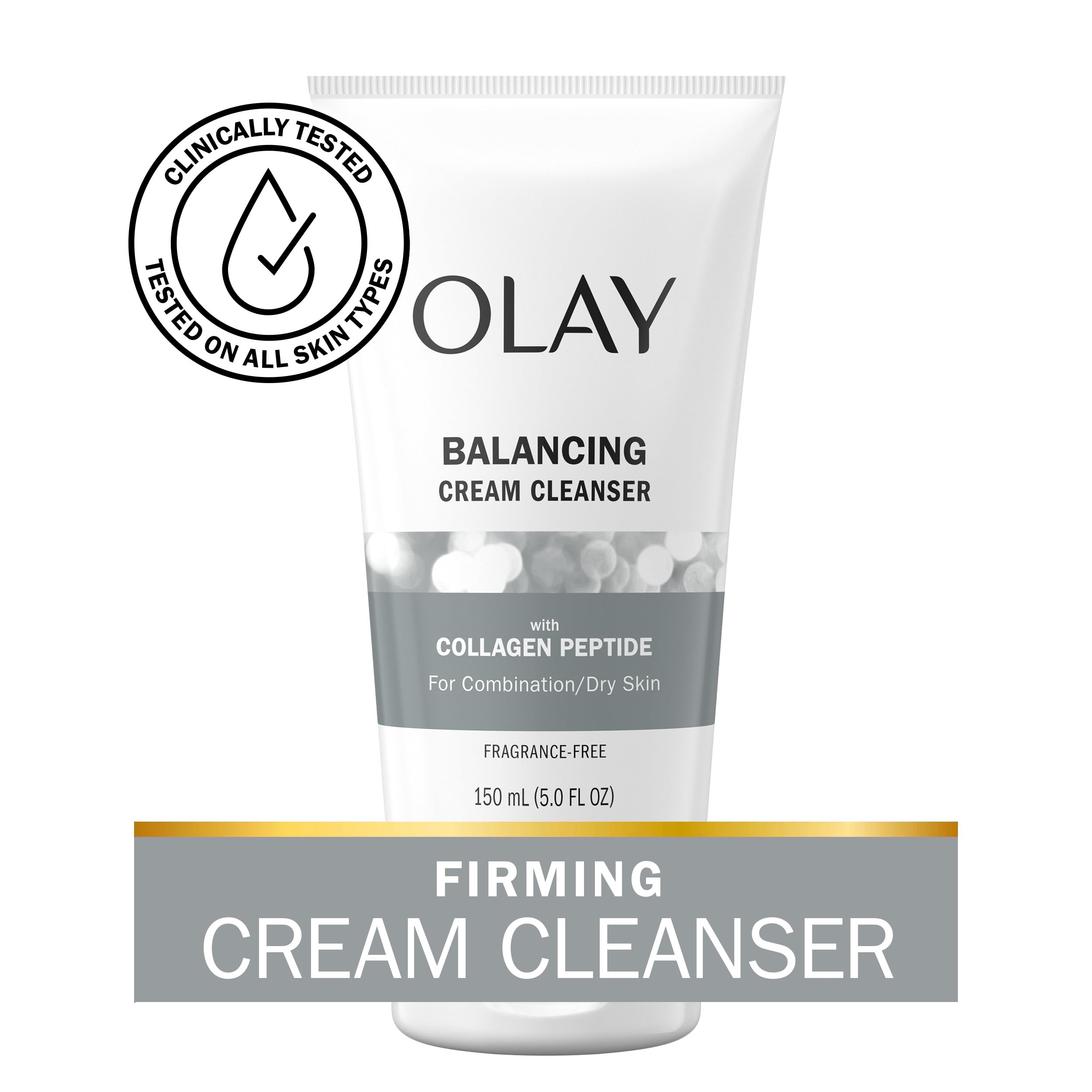 Olay Regenerist Collagen Peptide 24: textura cremosa para experiencia de limpieza suave.