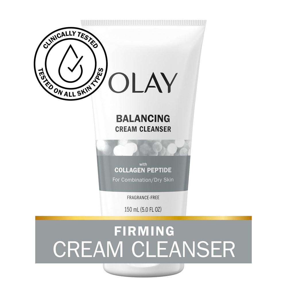 Olay Regenerist Collagen Peptide 24: textura cremosa para experiencia de limpieza suave.