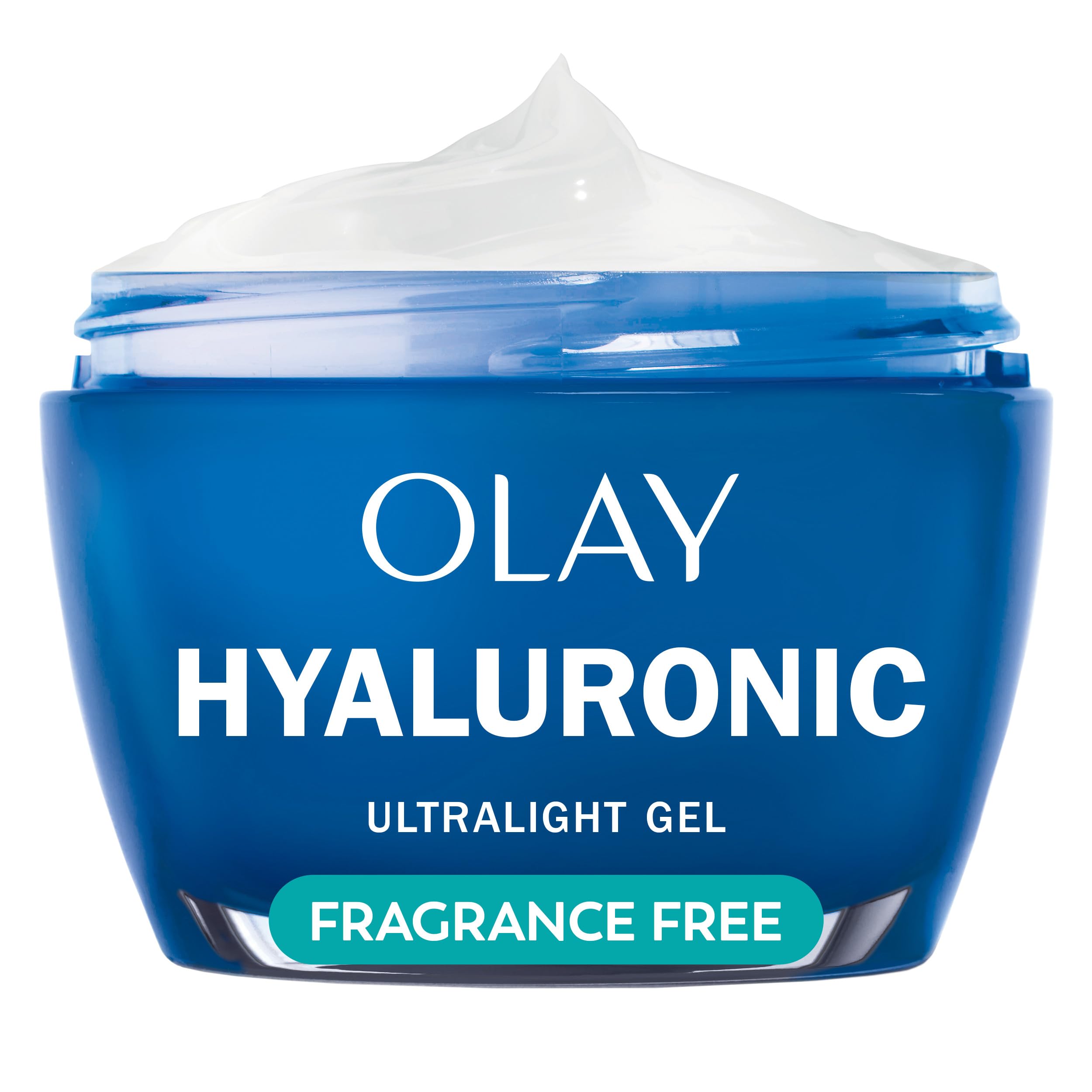 Olay Regenerist gel hidratante con hialuronico y peptidos en frasco