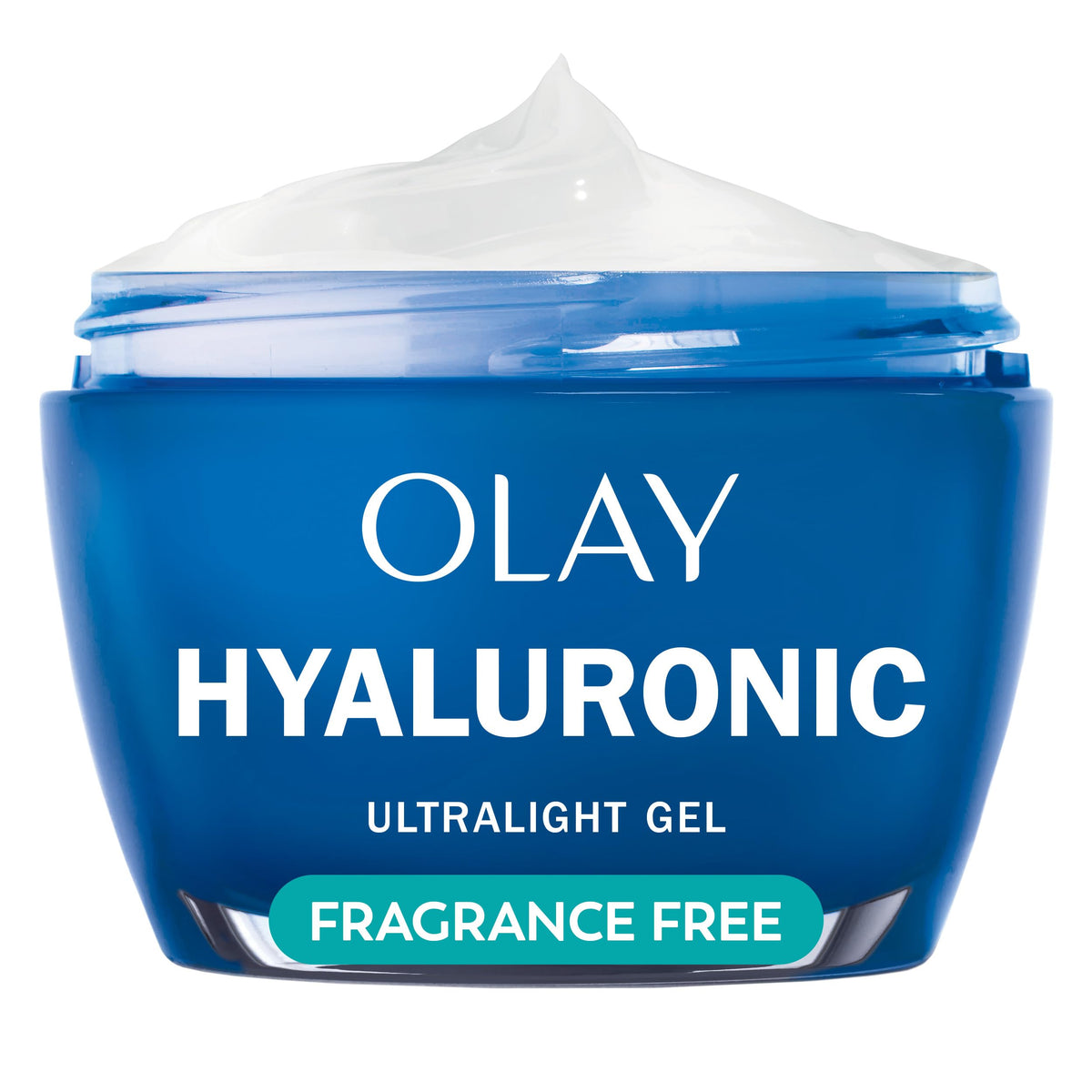 Olay Regenerist gel hidratante con hialuronico y peptidos en frasco