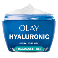 Olay Regenerist gel hidratante con hialuronico y peptidos en frasco
