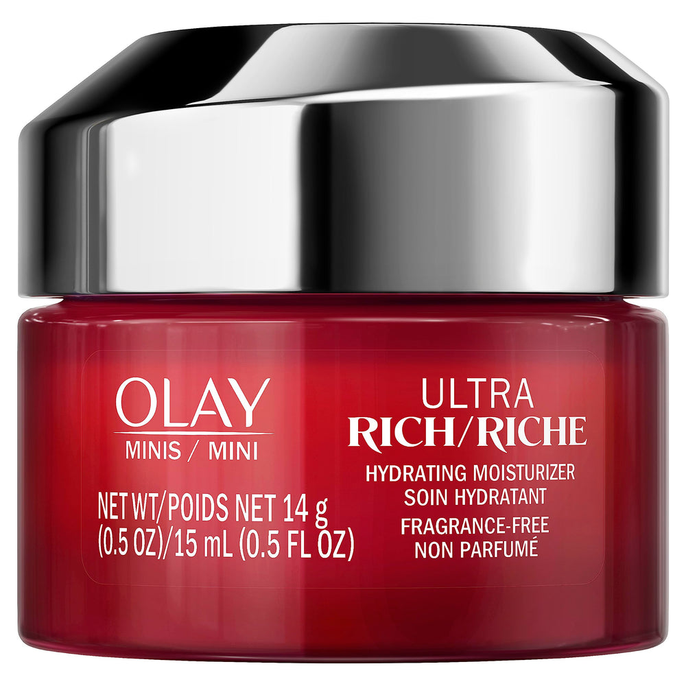 Textura cremosa de Olay Regenerist Ultra Rich que se absorbe sin dejar grasa.