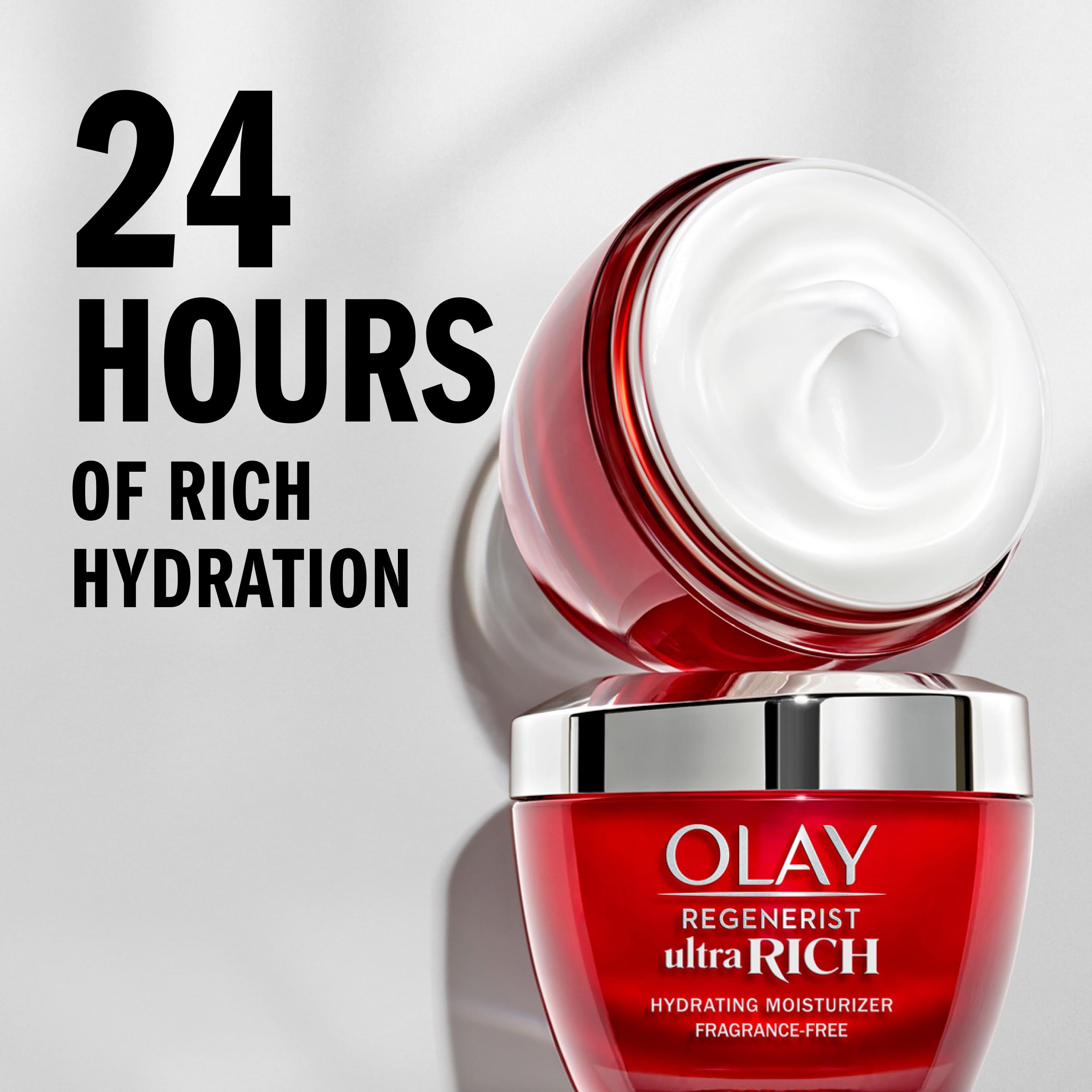 Textura cremosa de Olay Regenerist Ultra Rich se aplica fácilmente sin grasa