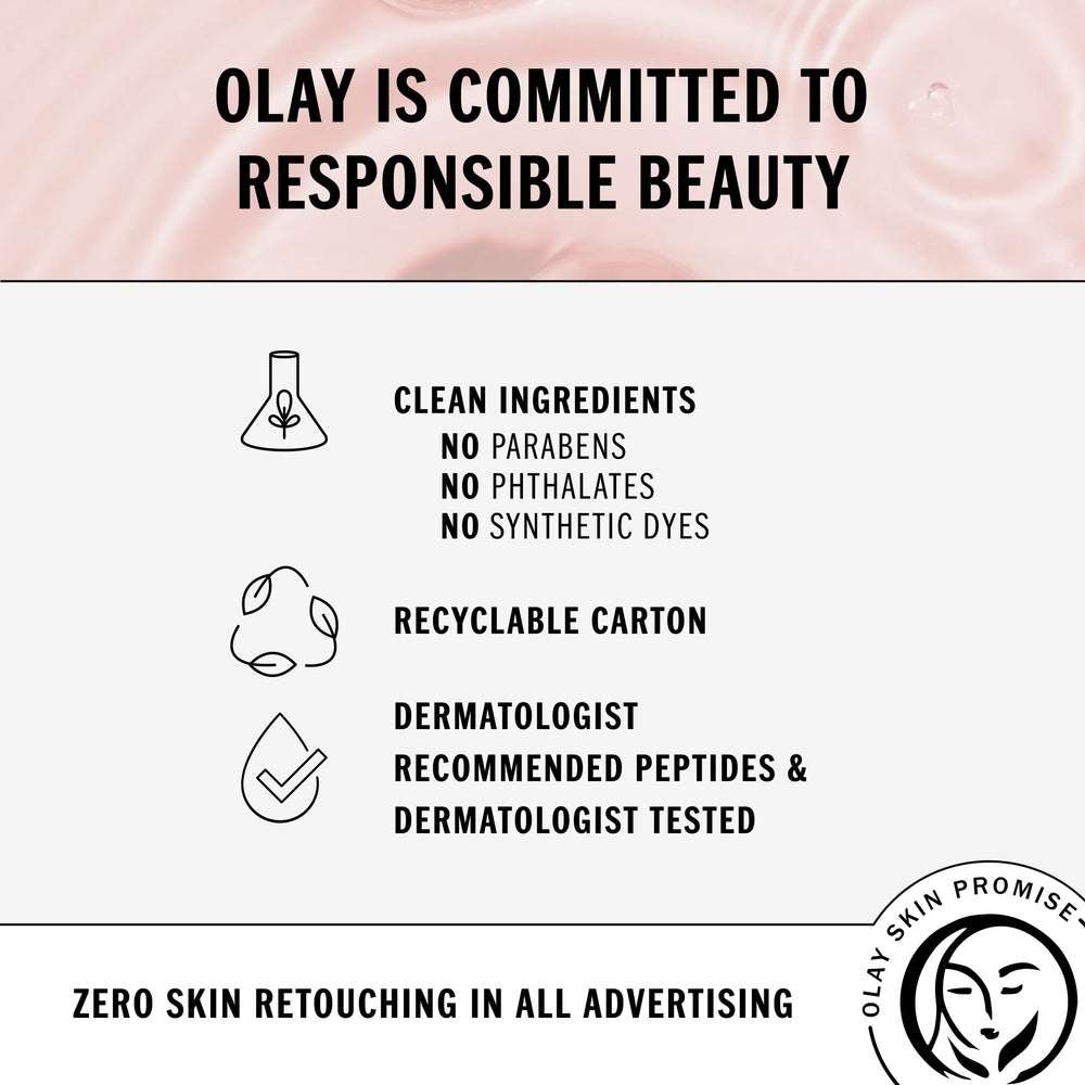 Olay Regenerist Whip, absorción instantánea para uso diario sin sensación grasa.