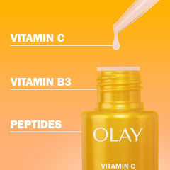 Olay Serum Vitamina C y Péptidos: aroma cítrico agradable para despertar la piel