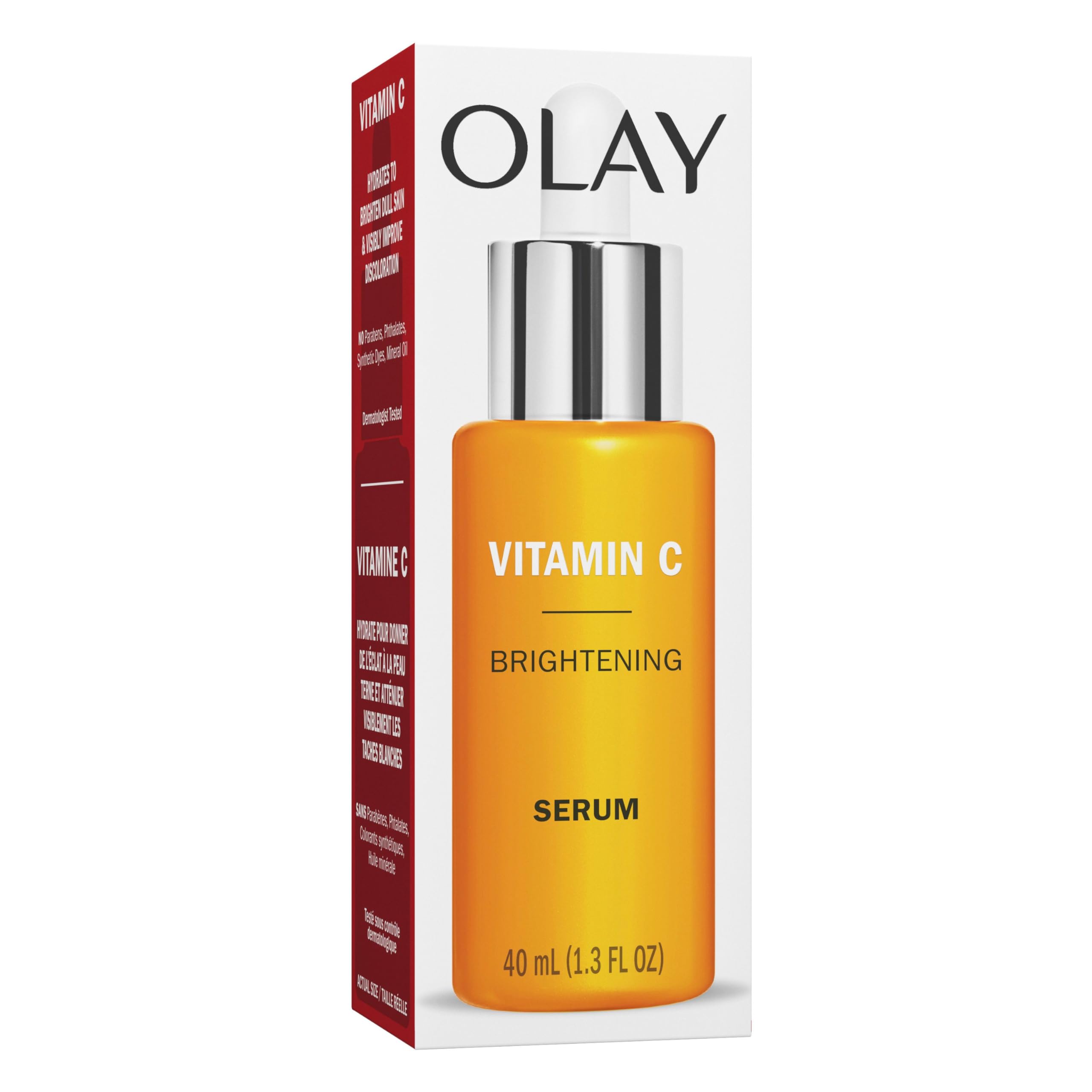 Olay Serum Vitamina C y Péptidos: protección solar integrada para el día