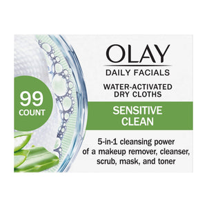 Olay: toallitas desmaquillantes para ojos, limpieza suave diaria.