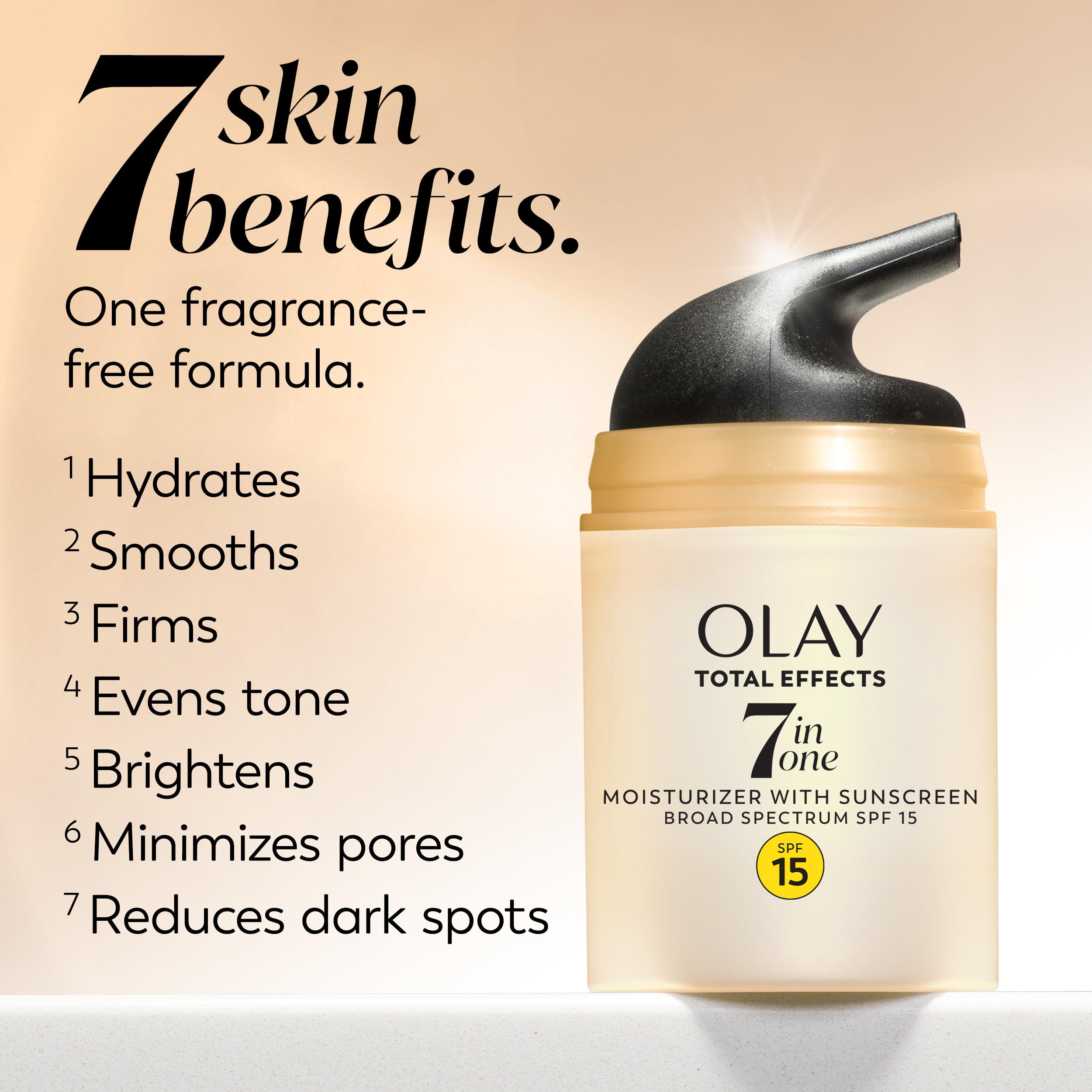 OLAY Total Effects 7-en-1 mejora líneas finas y arrugas sin dejar grasa