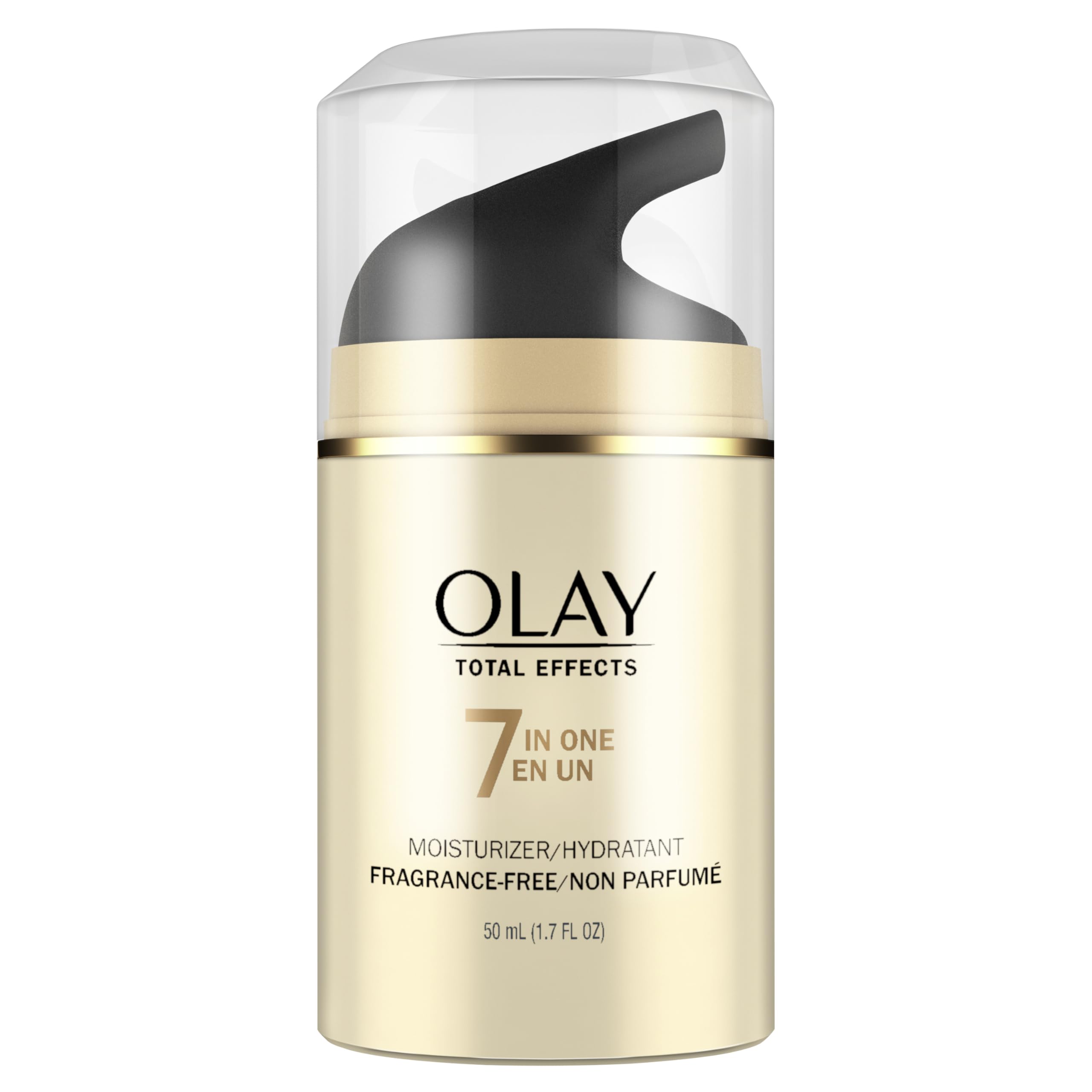 Rutina diaria con Olay Total Effects para día o noche.