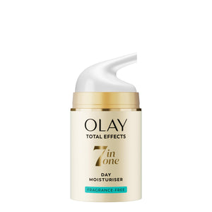 Olay Total Effects siete-en-uno crema de día en bote, hidratación diaria