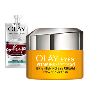 Olay contorno de ojos con vitamina C para brillo alrededor de los ojos