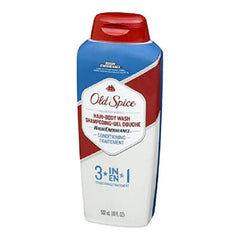 Old Spice High Endurance en botella de ducha, fragancia duradera para uso diario.