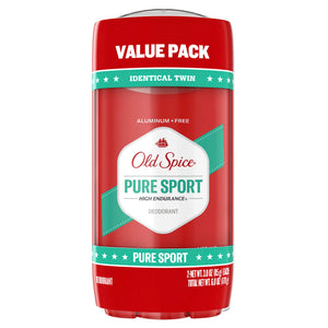Old Spice Alto Rendimiento, envase claro, protección duradera sin manchas en la ropa.