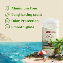 Old Spice aluminum-free deodorant provides 24/7 odor protection.