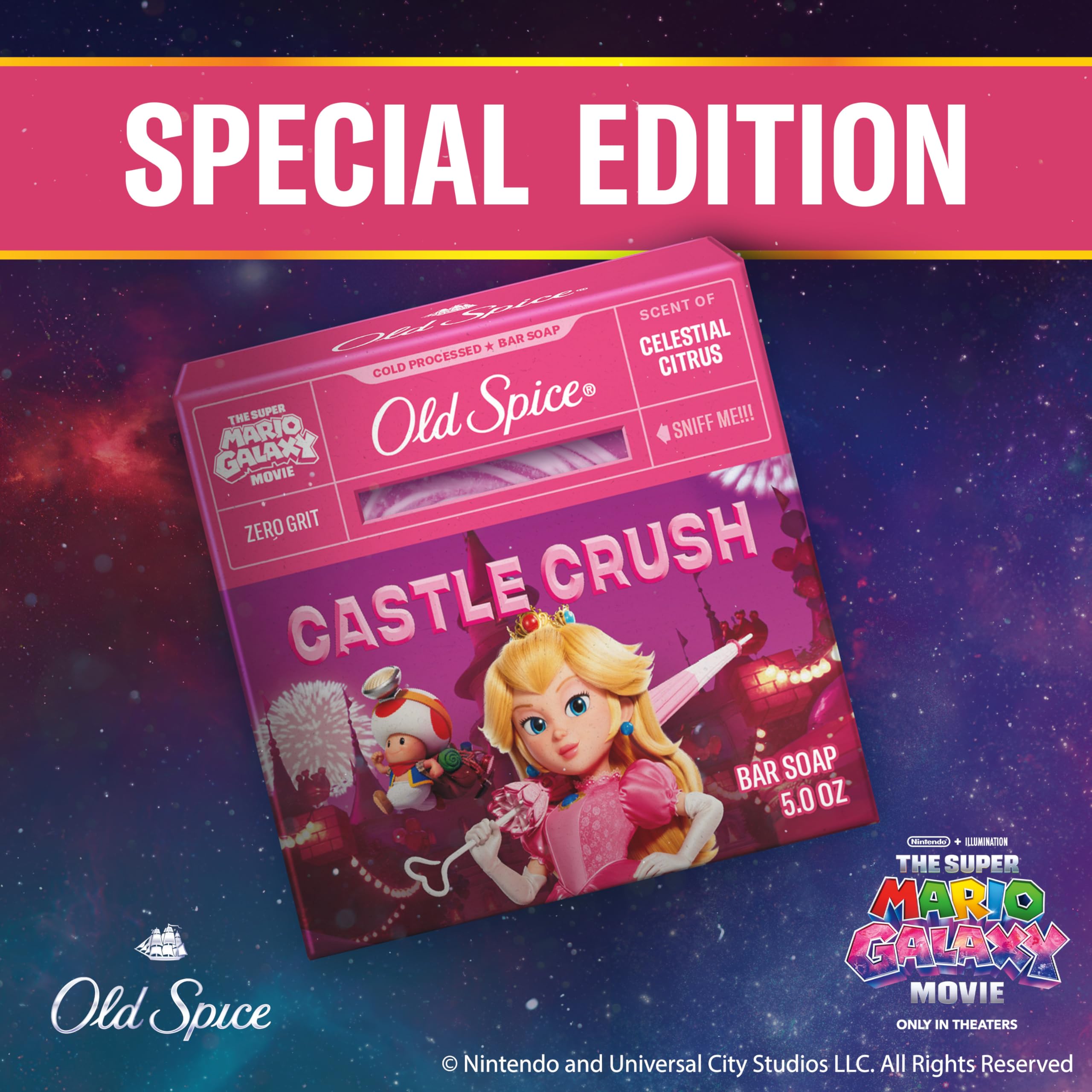 Edicif3n especial Castle Crush en colaboracif3n con Mario Galaxy.