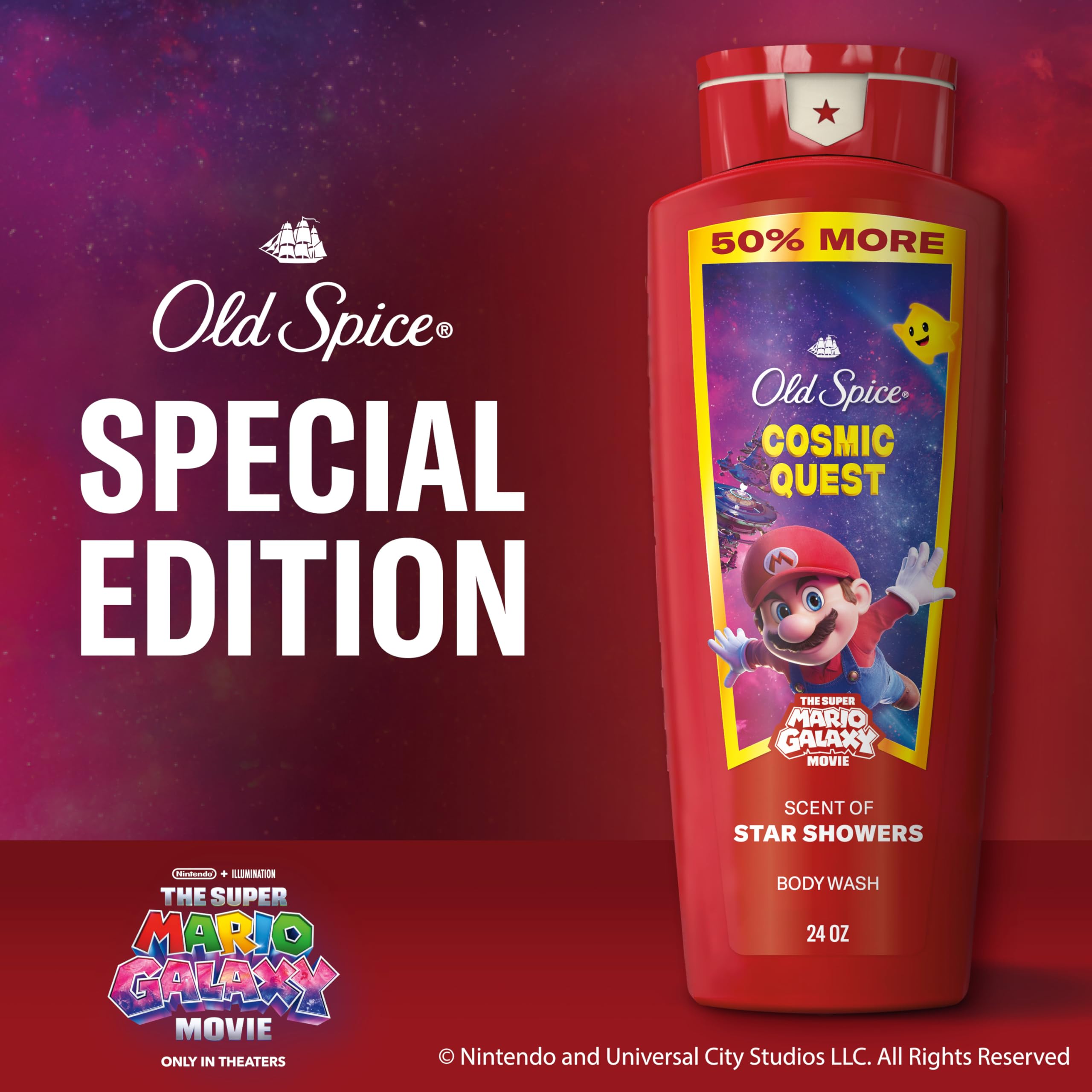 Colaboración Old Spice x Super Mario para edición única.