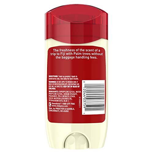 Old Spice Fiji Palma: paquete de 3 desodorantes para frescura continua.