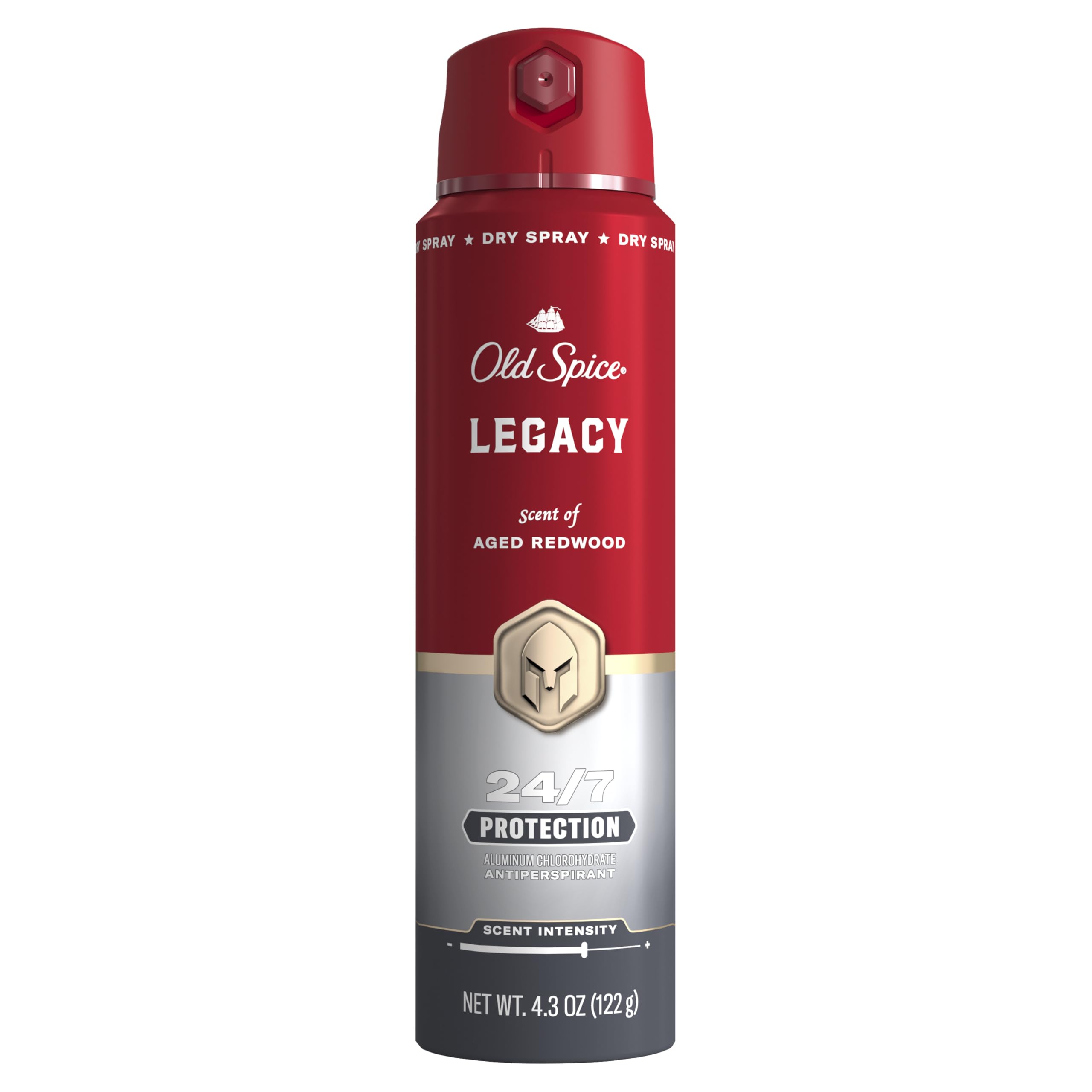Old Spice desodorante spray 24-7: protección duradera contra el sudor.