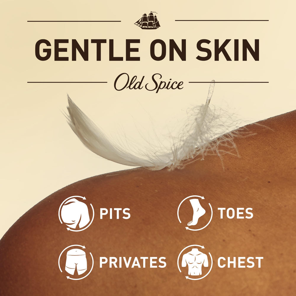 Old Spice desodorante total cuerpo para uso diario en todo el cuerpo.