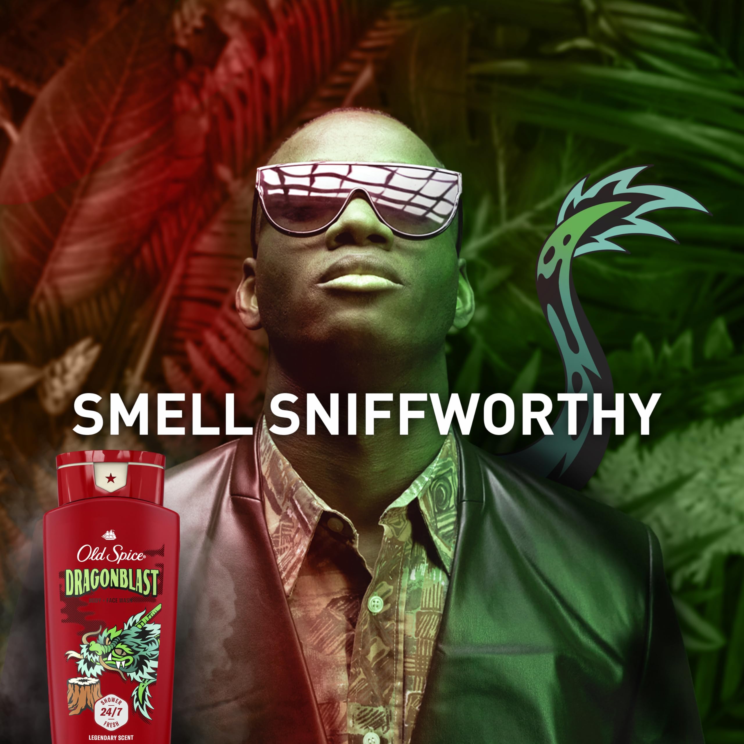 Old Spice Dragonblast limpieza efectiva para piel limpia