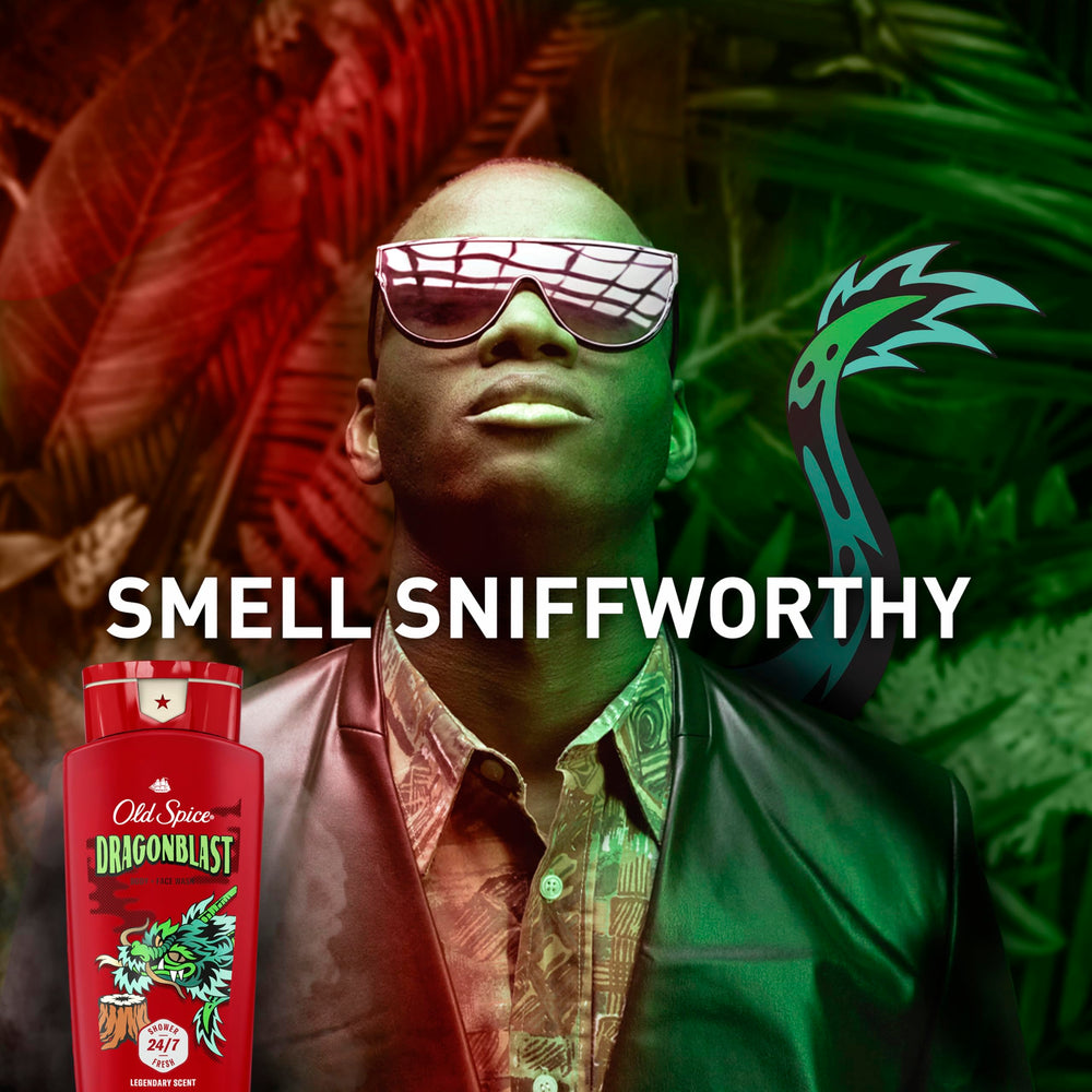Old Spice Dragonblast limpieza efectiva para piel limpia