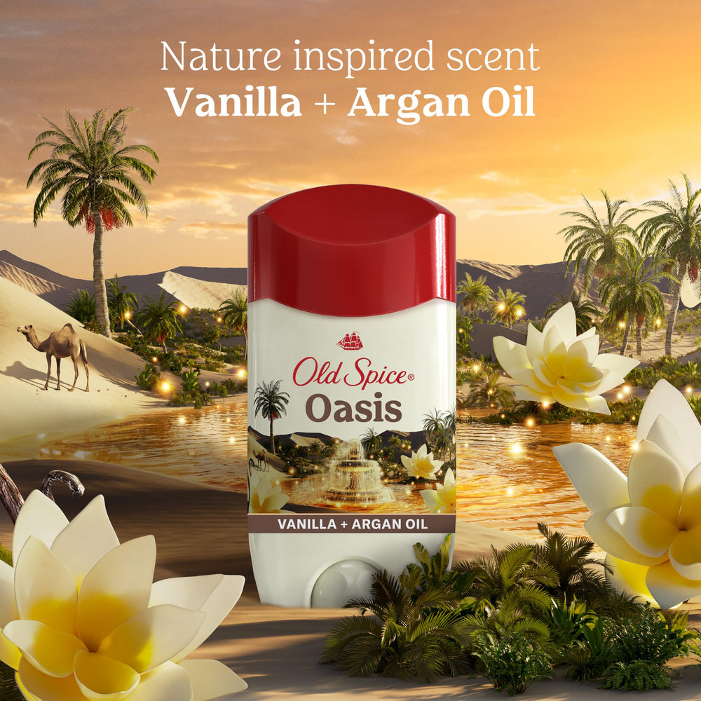 Old Spice Dry Feel desodorante, frescura constante para todo el día.