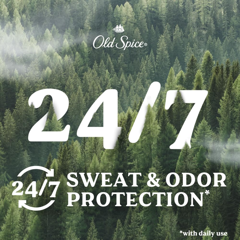 Textura seca de Old Spice Dry Feel para una aplicación liviana y cómoda.