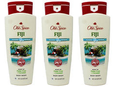 Old Spice Fiji Body Wash: botella con fragancia tropical para despertar los sentidos