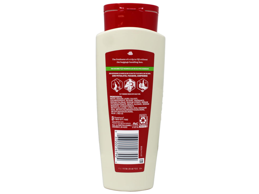Fragancia tropical de Fiji que perfuma la ducha y el día