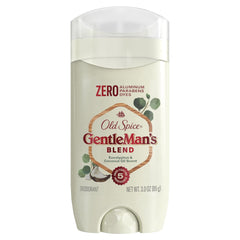 Old Spice GentleMan's Blend desodorante eucalipto, aroma fresco para uso diario.