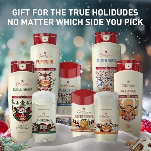 Old Spice Holidude Empaque navideño, diseño atractivo para regalo sorpresa.