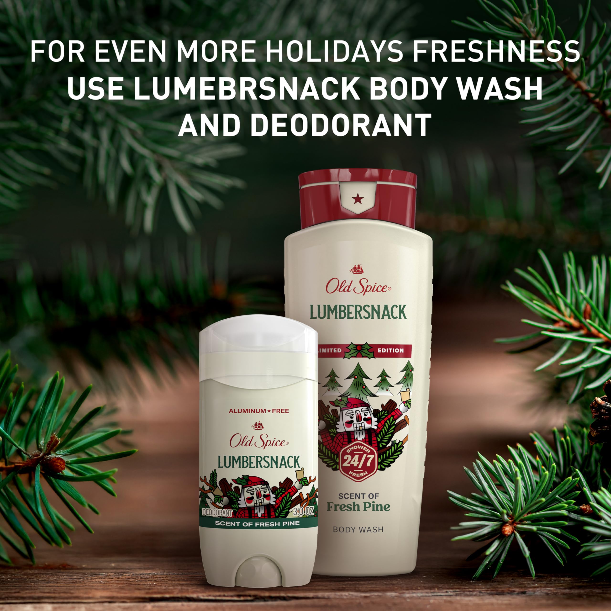 Old Spice Holidude fragancia Calabaza Especiada, notas cálidas para inviernos.