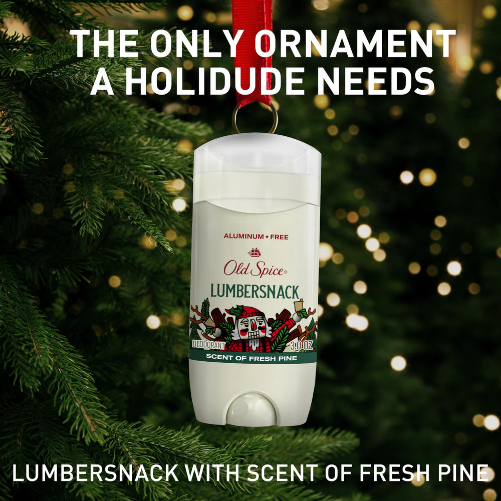 Old Spice Holidude fragancia Galleta Azúcar, dulzura suave para el día.