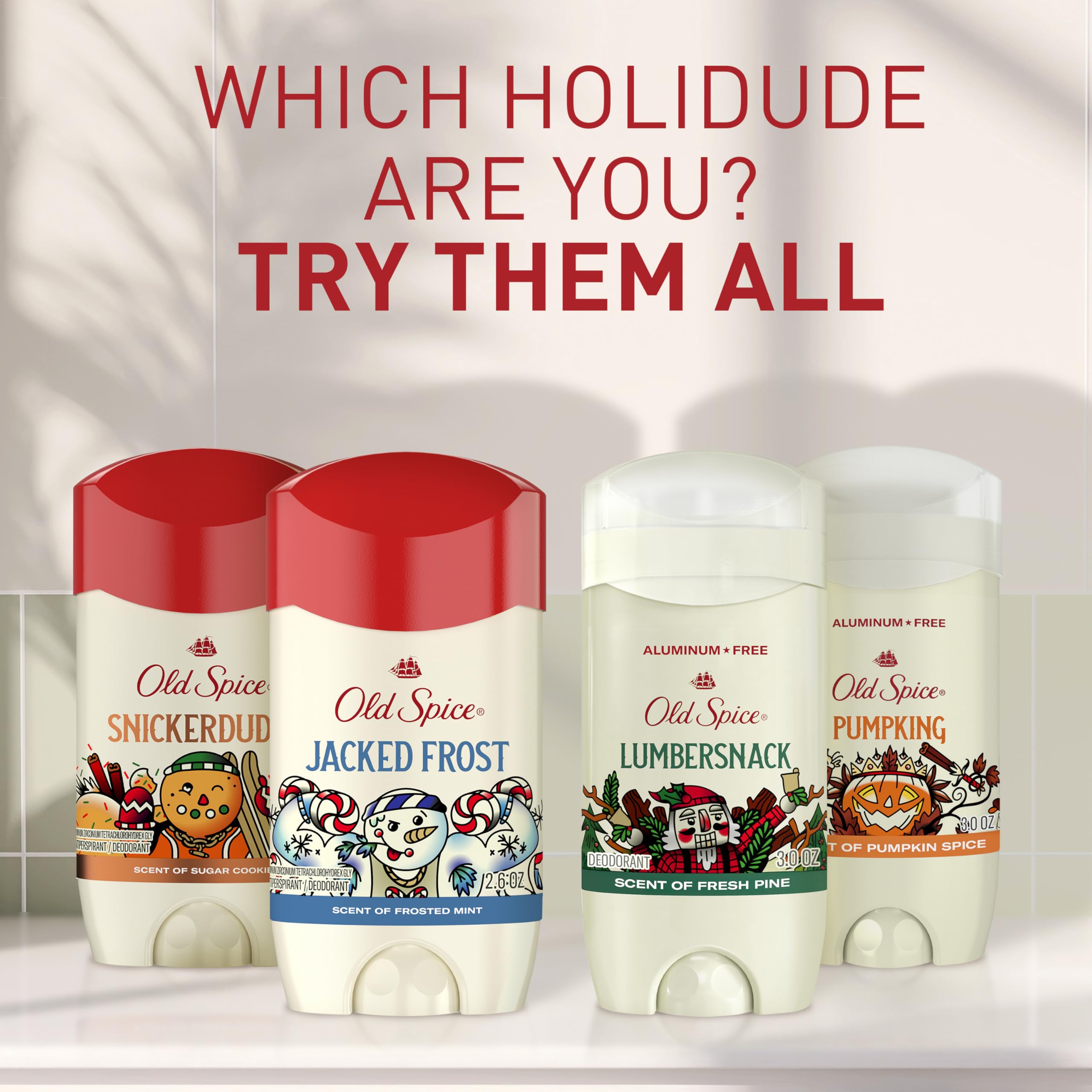 Paquete regalo Old Spice Holidude para estas fiestas, listo para sorprender.