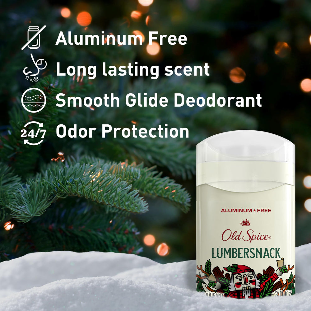 Old Spice Holidude Snickerdudel desodorante, aroma festivo para ocasiones especiales.