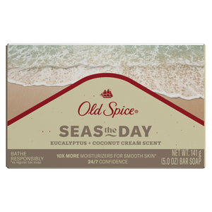 Old Spice Seas the Day: jabón en barra con burbujas para limpieza suave.
