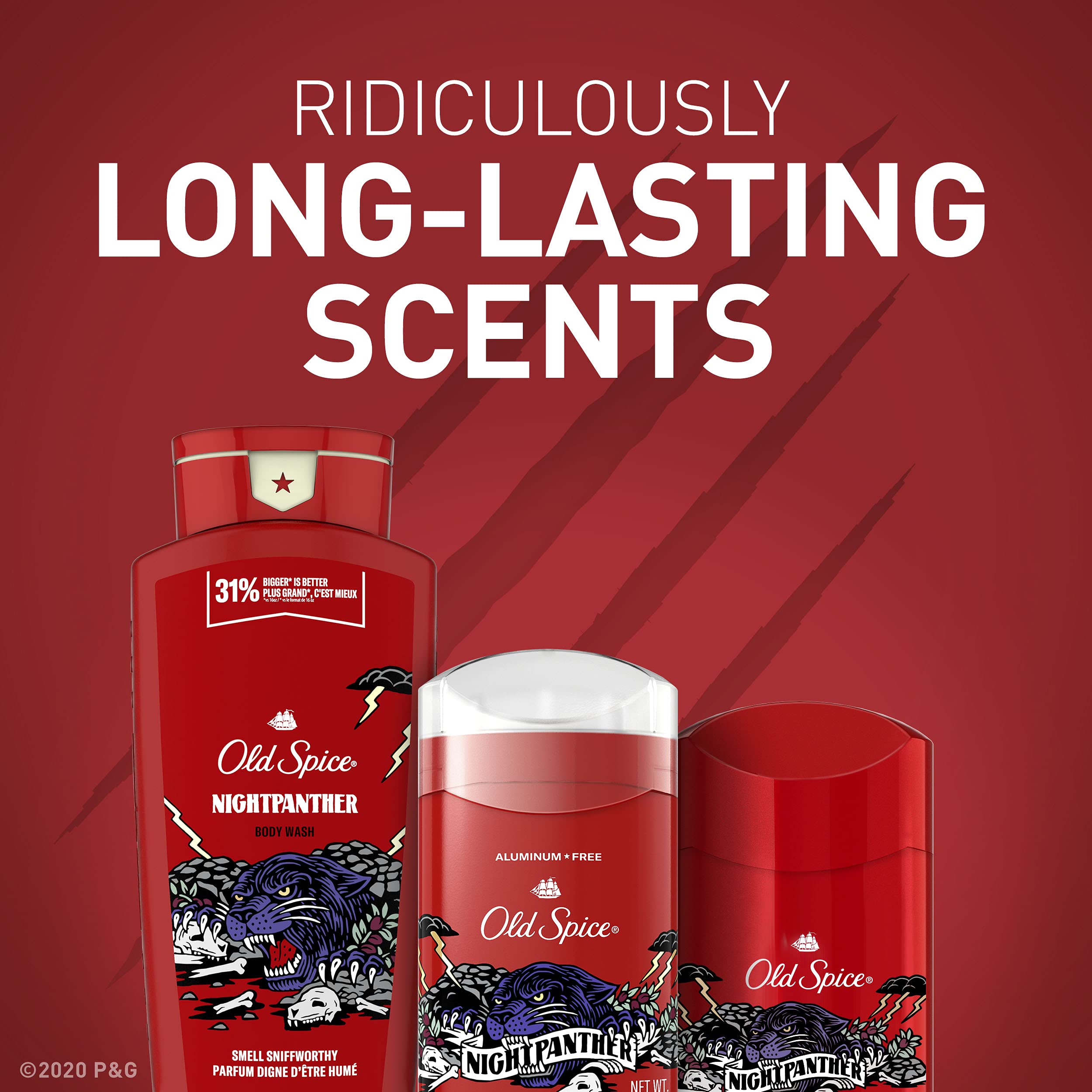 Old Spice NightPanther: notas chocolate y sándalo para fragancia duradera.