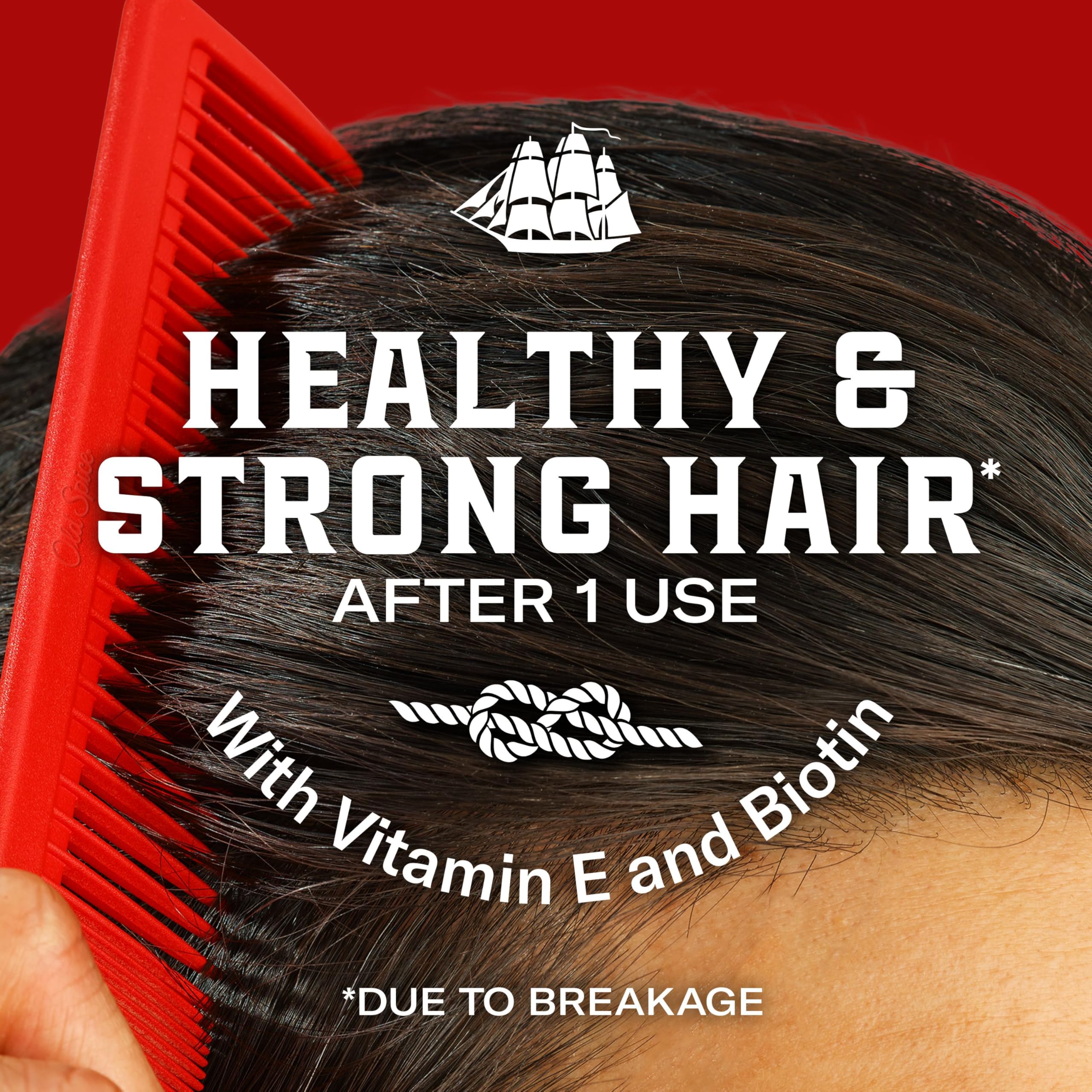 Vitamina E y Biotina para cabello con aspecto más saludable.